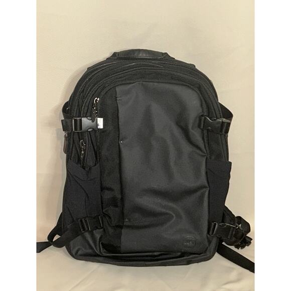 Dell Gaming Laptop Backpack Black Red Travel Business Bag 17" Padded Case - Picture 1 of 10